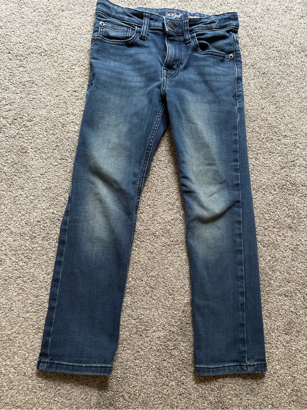Cat & Jack Boy’s Super stretch Jeans in Dark Blue